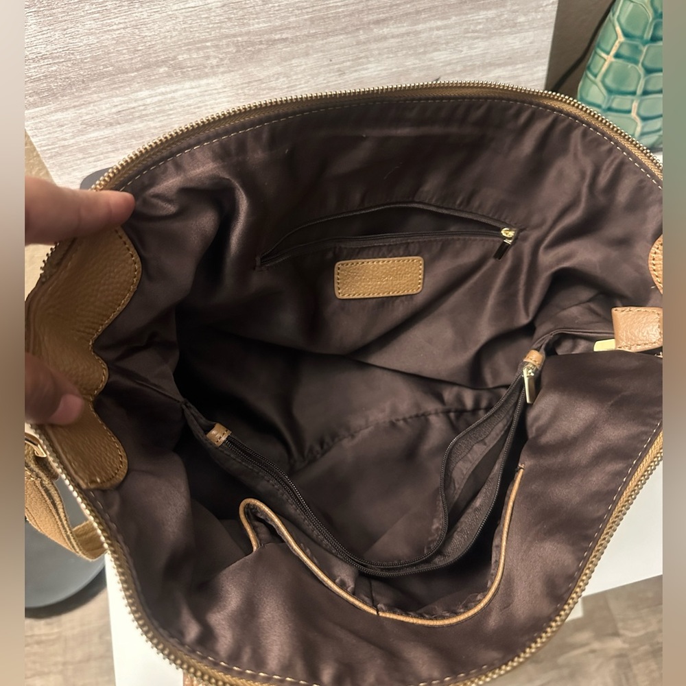 Cuore & Pelle Large Amelia Satchel Tan Leather bag - Picture 13 of 14